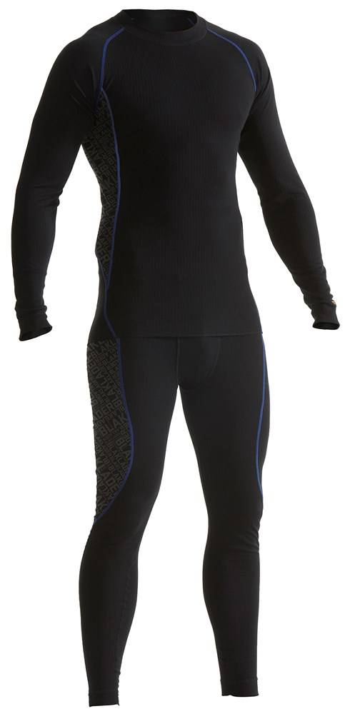 Blakläder Thermo Ondergoed 6810-1707-9985 Zwart / Blauw Mt.L-0