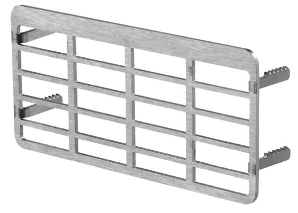 UBBINK Voorzetrooster Rvs Nr.291017 V/Vloervent.Koker Dun