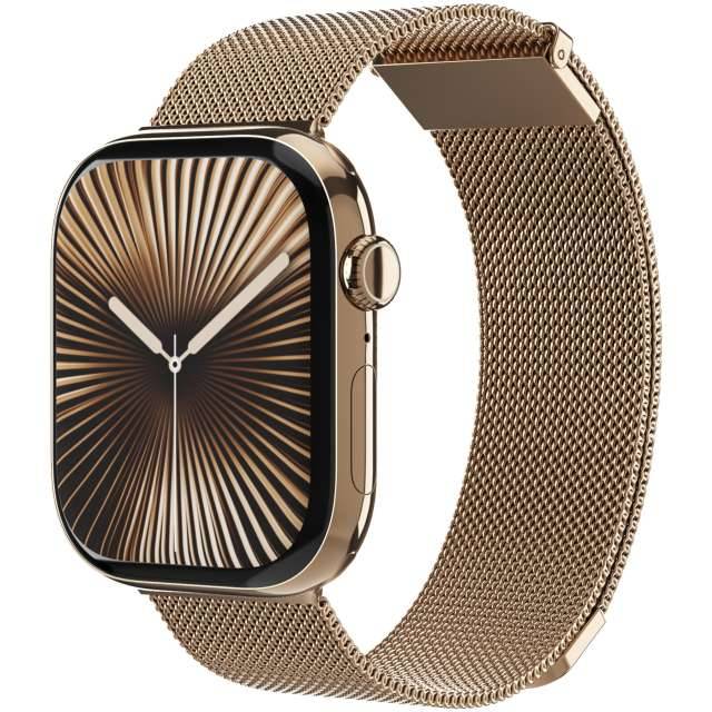 Vonmählen Milanese Loop 2 For Apple Watch 44 - 45 - 46 - 49mm One Size Sunset Gold-0