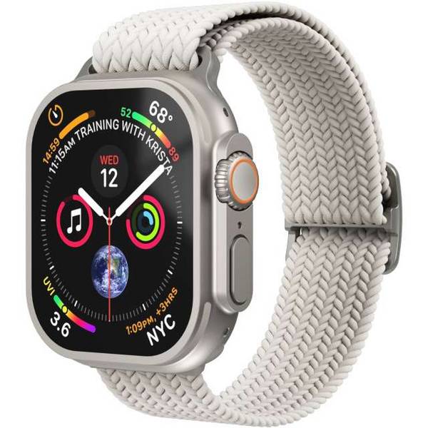 Vonmählen Woven Loop For Apple Watch 40 - 41 - 42mm One Size Silver/Cream