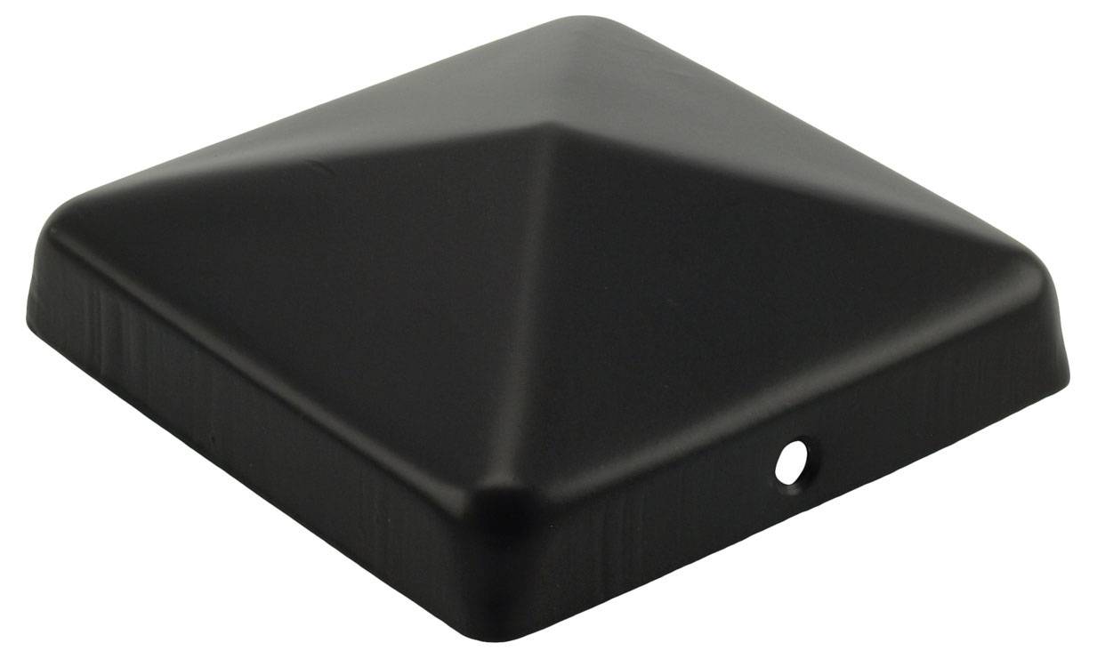 Paalornament Zwart 71X71mm-0