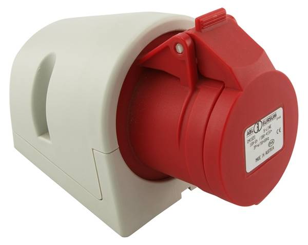 Contactdoos Cee Norm 400V 16A 4P + Aarde Rood-0