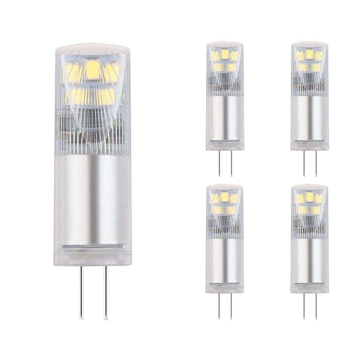 Modee LED Insteeklamp G4 Helder - 1.8W 200lm 4000K - Neutraalwit - Vervangt 21W - 12V - 5 stuks-0