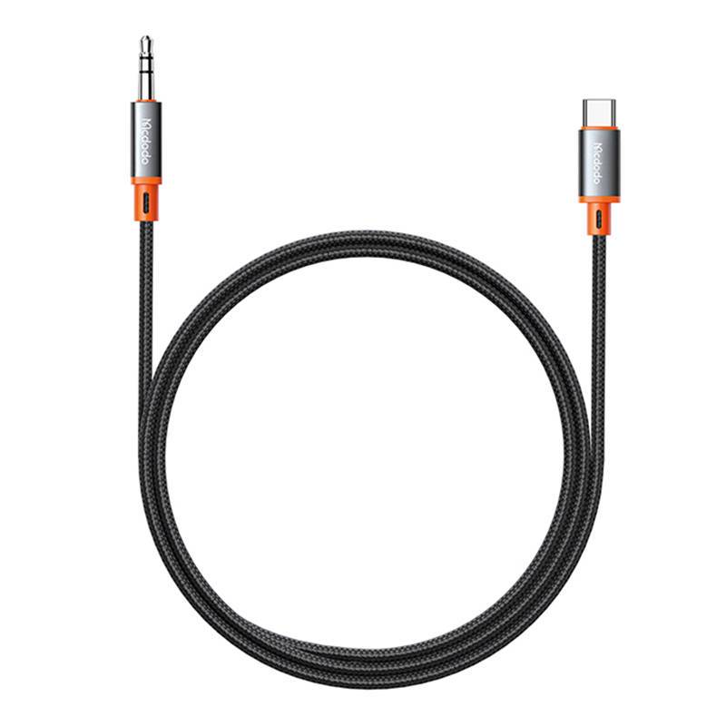 MCDODO Kabel USB-C naar 3,5 mm AUX mini-jack, 1,2 m-0