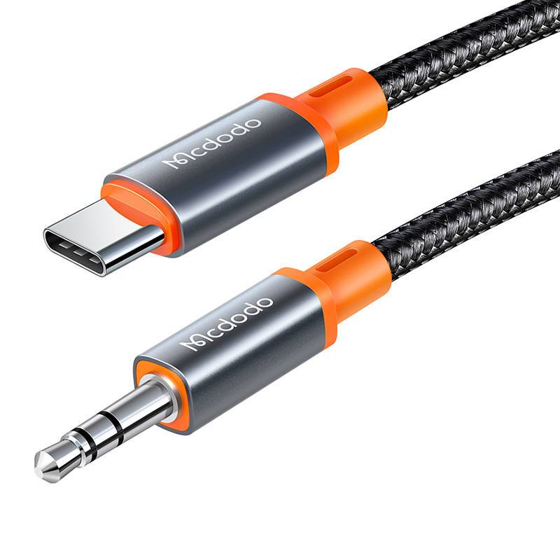 MCDODO Kabel USB-C naar 3,5 mm AUX mini-jack, 1,2 m-1