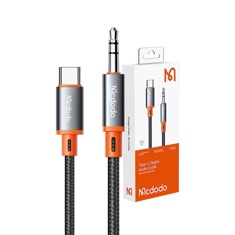 MCDODO Kabel USB-C naar 3,5 mm AUX mini-jack, 1,2 m-3
