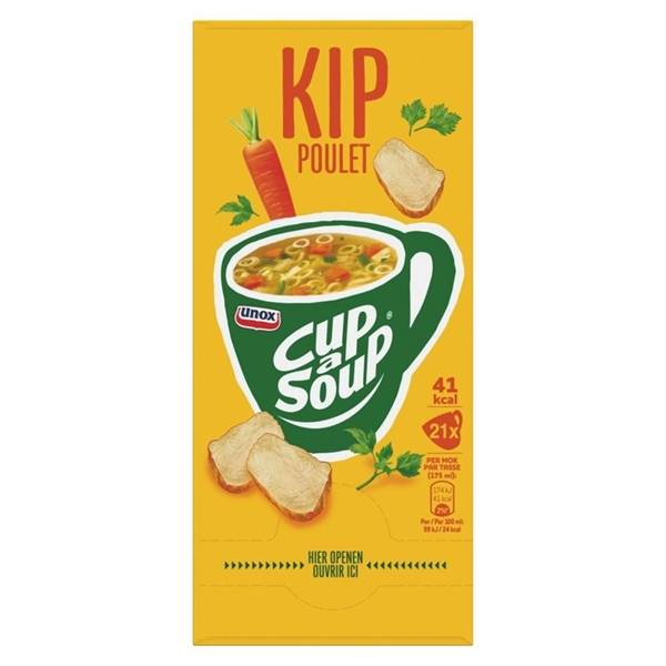 Unox Soep  Cup-A-Soup  Kip Original                21 Zak