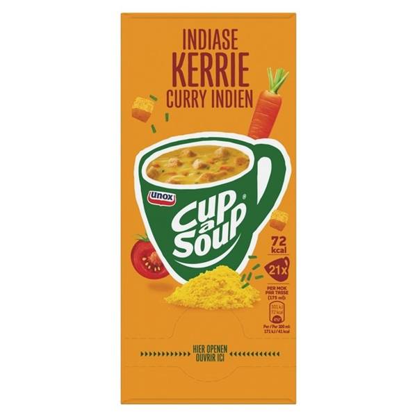 Unox Soep  Cup-A-Soup  Indiase Kerrie        21 Zak
