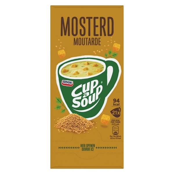 Unox Soep  Cup-A-Soup  Mosterd           21 Zak