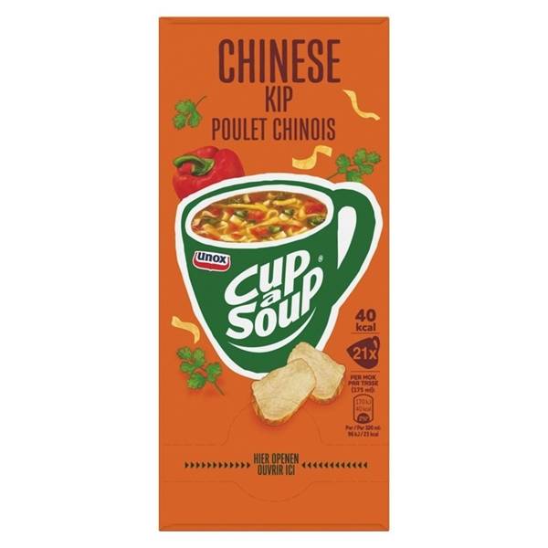 Unox Soep  Cup-A-Soup  Chinese Kip         21 Zak
