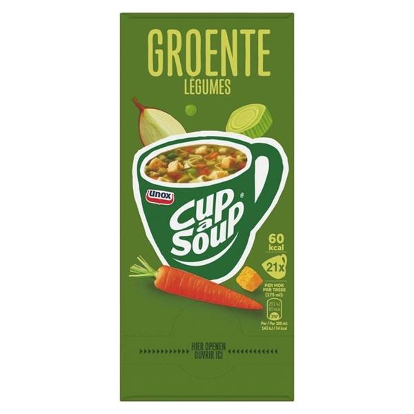Unox Soep  Cup-A-Soup  Groente                     21 Zak