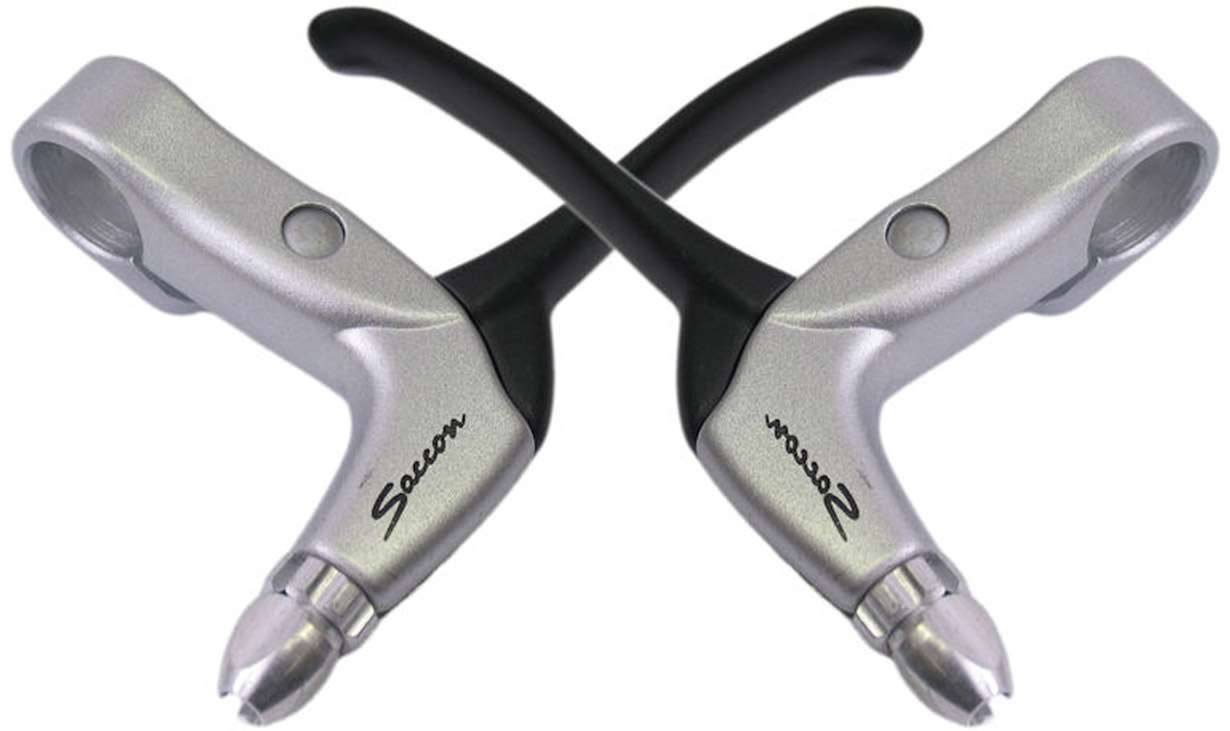Remgreepset Saccon voor rollerbrake - 4 vingers - zwart/zwart-0