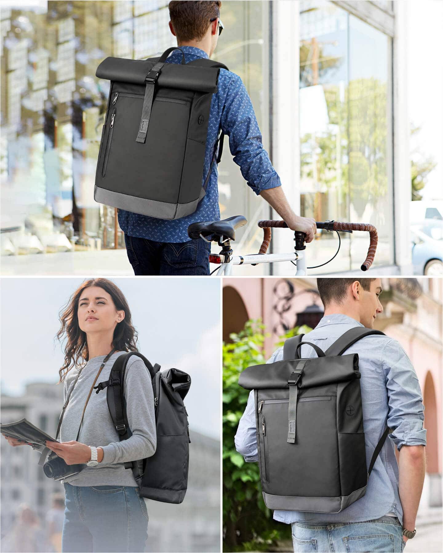 Inateck BP01003 rugzak rijstrugzak zwart polyester-4