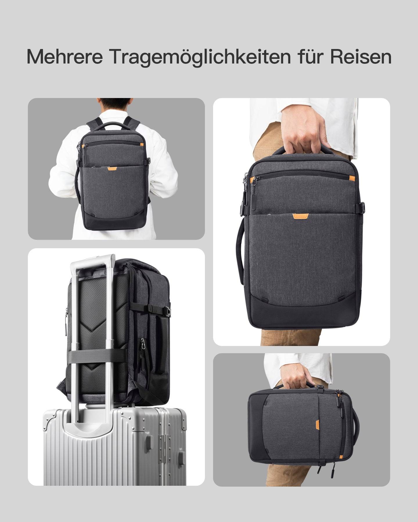 Inateck notebookrugzak 14" BP03006-14 zwart-2