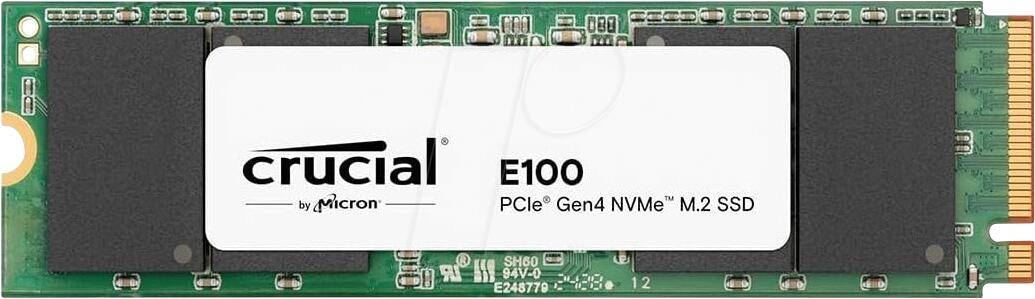 SSD 480GB Crucial M.2(2280) E100 Gen4 NVMe PCIe intern retail