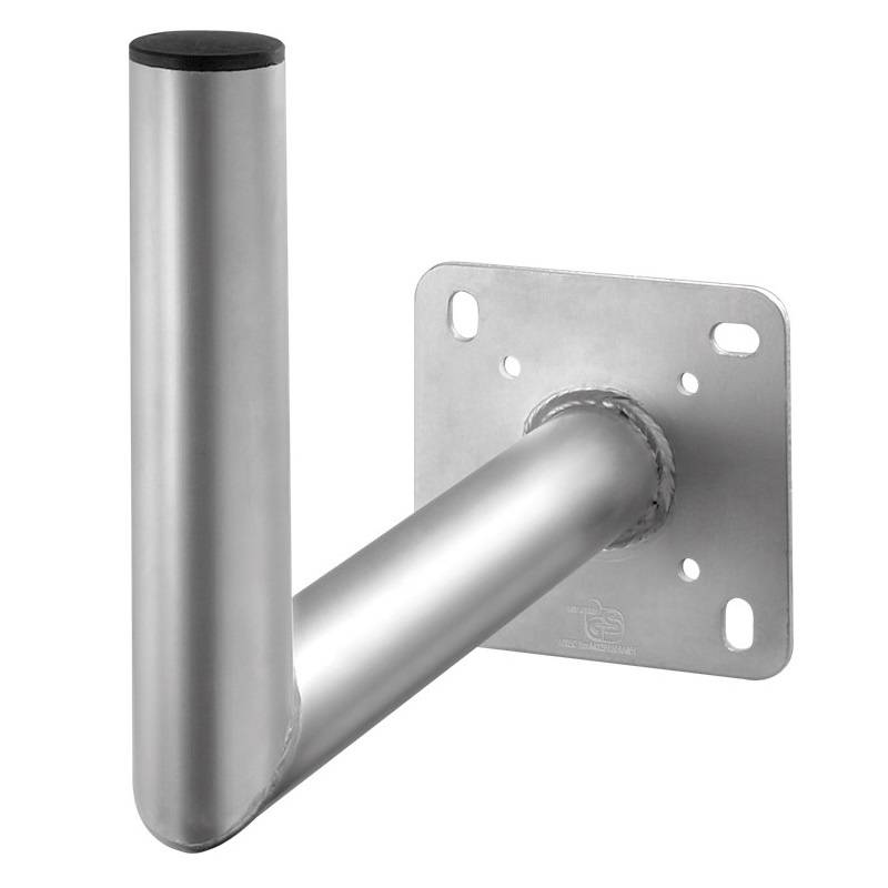 Goobay muurbeugel voor satellietschotel | muurafstand 35 cm | diameter 50 mm | zilver-0