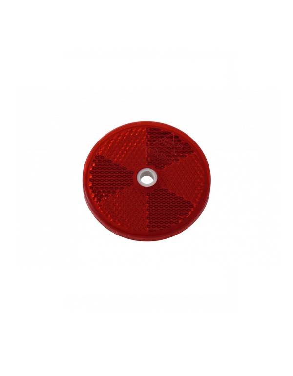 Reflector rond Ø60 mm - Rood