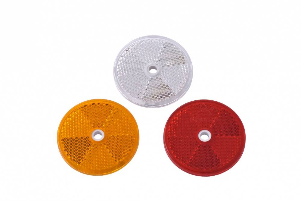 Reflector rond Ø 60 mm - Rood-1