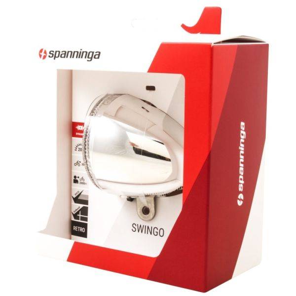Spanninga swingo koplamp chroom batt. 87151170200648715117020064-0