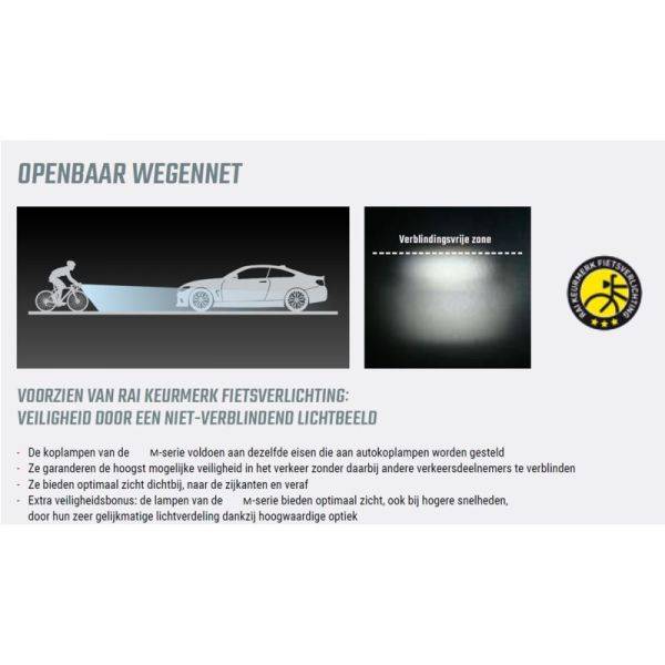 Verlichtingset VDO Eco Light M90 USB + RED PLUS USB 40374380400904037438040090-0