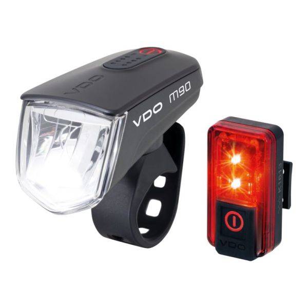 Verlichtingset VDO Eco Light M90 USB + RED PLUS USB 40374380400904037438040090-1