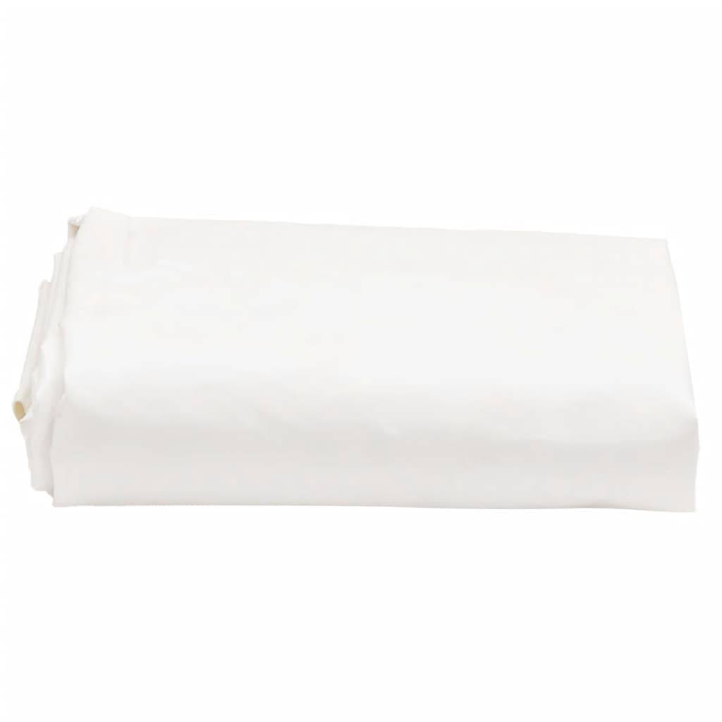Vidaxl dekzeil 650 g m² ø 2,8 m wit 87210124027828721012402782-4