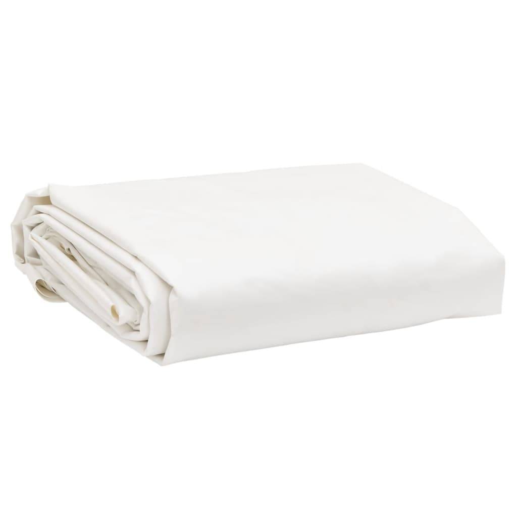 Vidaxl dekzeil 650 g m² ø 2,8 m wit 87210124027828721012402782-0