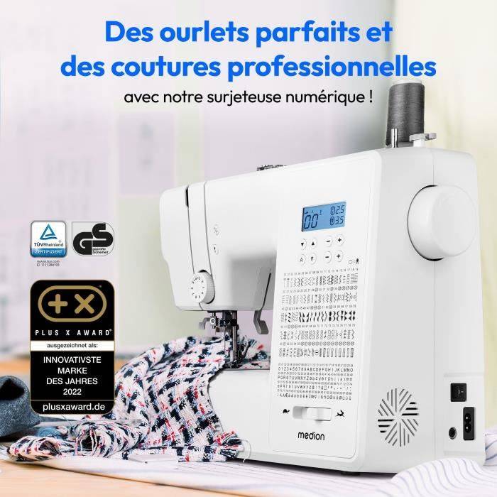 MEDION SD 36 Digitale Naaimachine - 270 Steken - 700 t/min - Wit-5