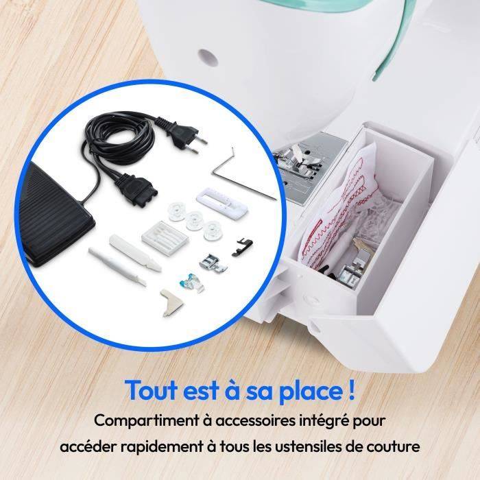 MEDION SM 60 Naaimachine - 24 Steken - 700 t/min - Turquoise-5
