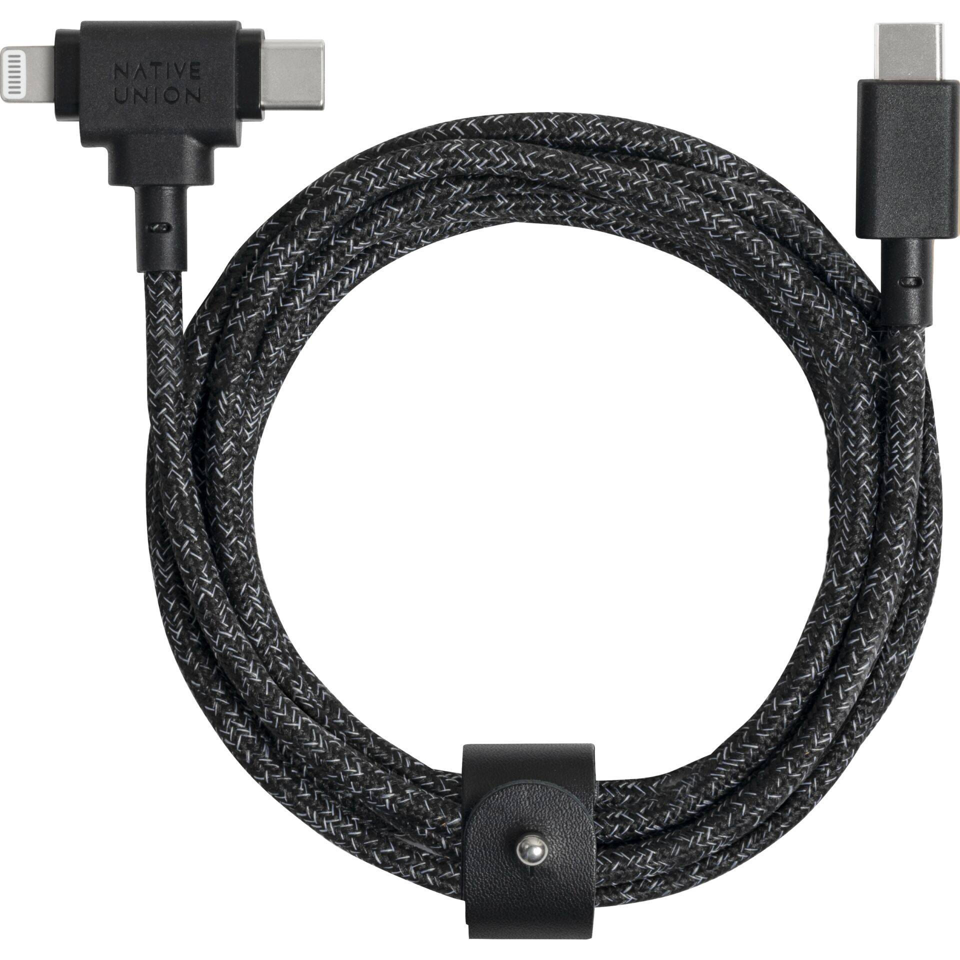 Native Union Belt Cable Duo USB-C To C/Lightning Cosmos 1,5m-0
