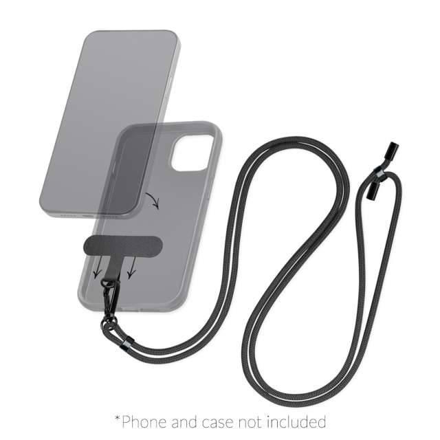 Mobilize Nylon Lanyard Black-0