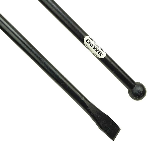 DEWIT Stootijzer M/Beitel/Knop Rond De Wit 1400X28mm.-0
