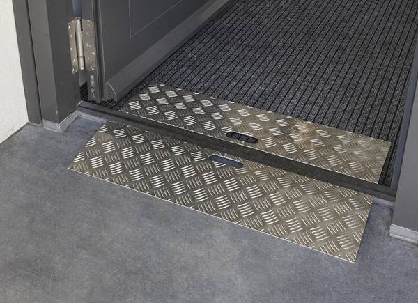 Secucare Aluminium Drempelhulp Hoogte 0-30Mm.-0