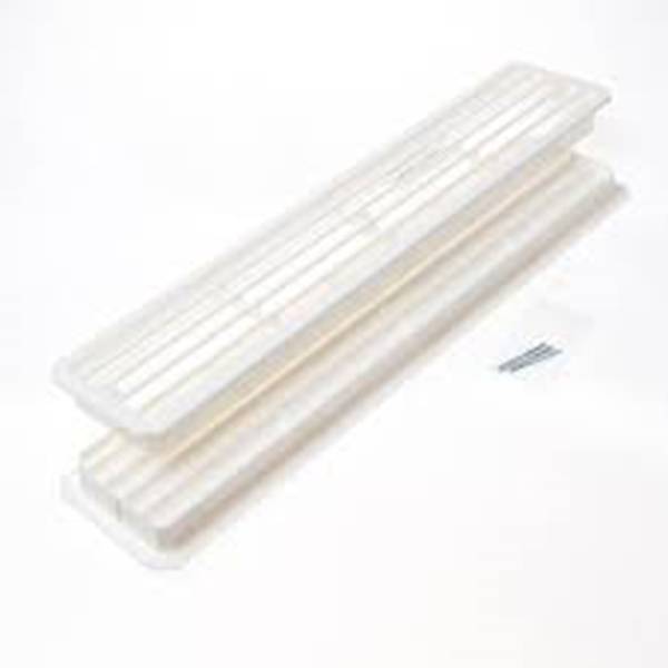 WEHA Deurventilatierooster B.Z. Wit 439X94 Mm.-0