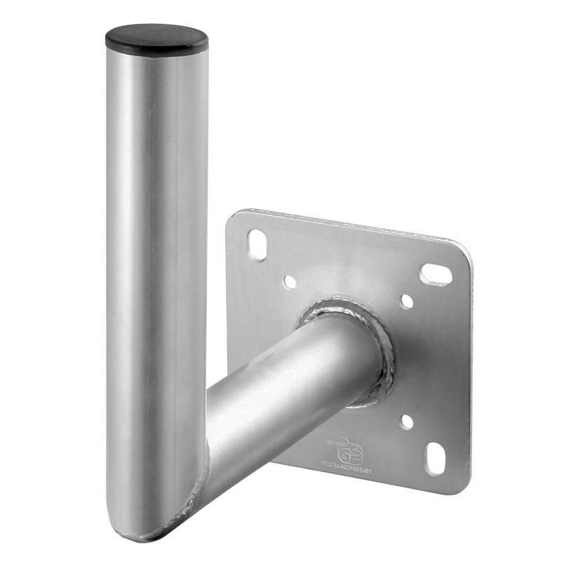 Goobay muurbeugel voor satellietschotel | muurafstand 25 cm | diameter 50 mm | zilver-0