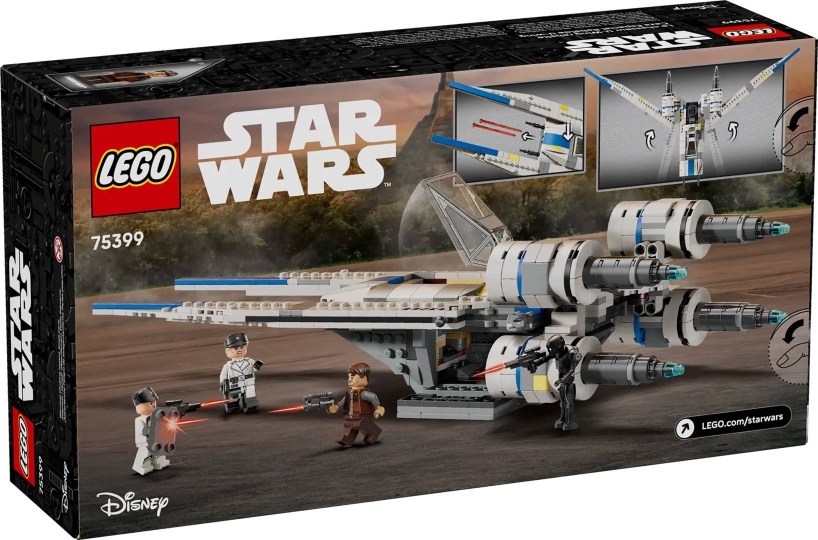LEGO STAR WARS 75399 Rebel U-Wing Starfighter-1
