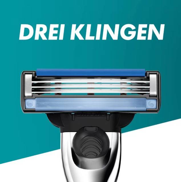 Gillette Mach3 Turbo Scheermesjes 12 Stuks - 8700216503679-3