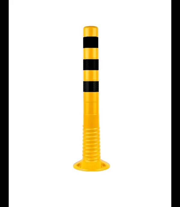 Flexibele afzetpaal 75 cm - Geel/Zwart