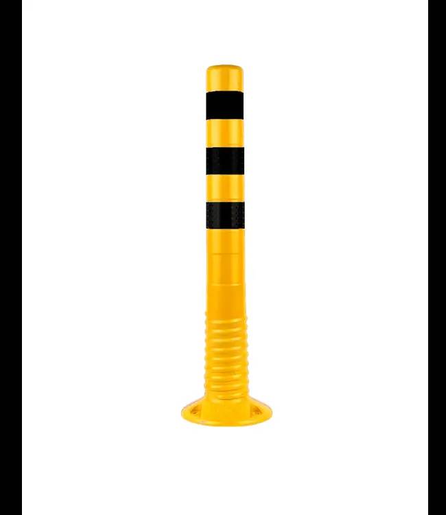Flexibele afzetpaal 75 cm - Geel/Zwart-0