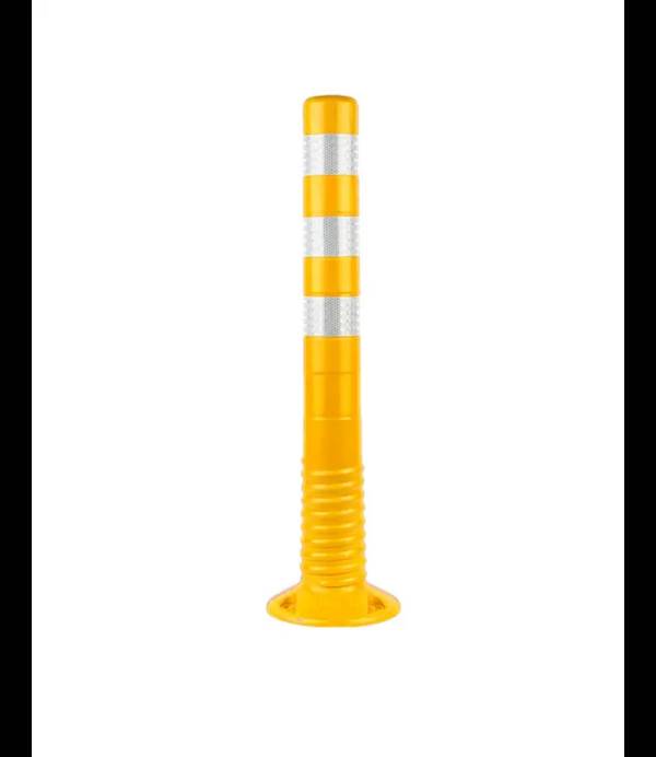 Flexibele afzetpaal 75 cm - Geel