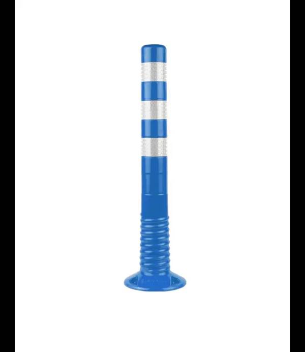 Flexibele afzetpaal 75 cm - Blauw