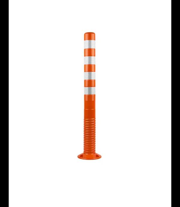 Flexibele afzetpaal 100 cm - Oranje