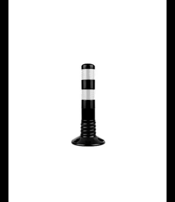 Flexibele afzetpaal 45 cm - Zwart