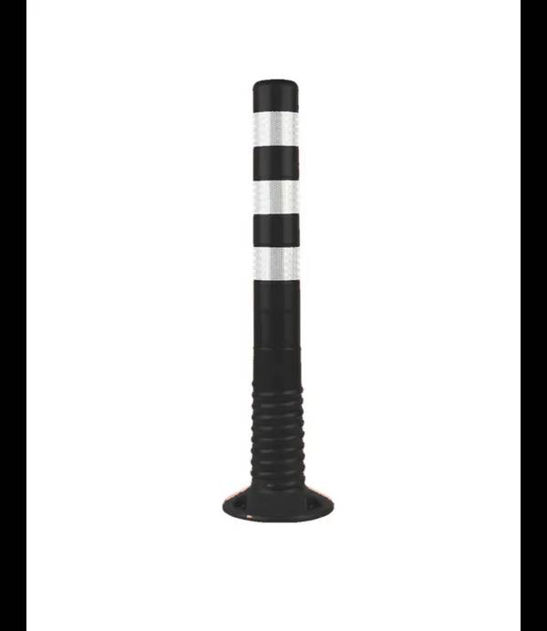 Flexibele afzetpaal 75 cm - Zwart