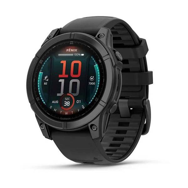 Garmin Fenix E 3,3 cm (1.3") AMOLED 47 mm Digitaal 416 x 416 Pixels Touchscreen Zwart Wifi GPS