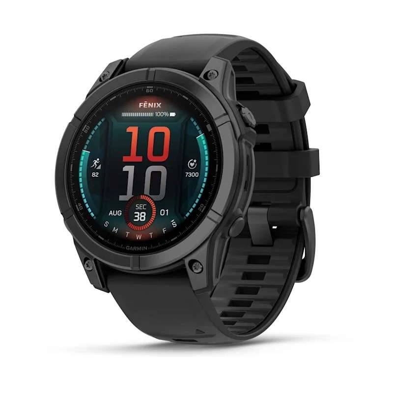 Garmin Fenix E 3,3 cm (1.3") AMOLED 47 mm Digitaal 416 x 416 Pixels Touchscreen Zwart Wifi GPS-0