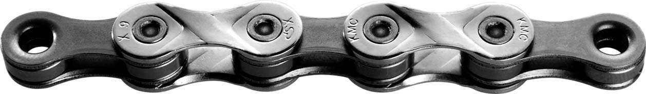 Ketting 9 speed KMC X9 122 schakels - zilver/grijs-0