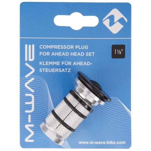Balhoofdplugklauw M-Wave 1-1/8" carbon voorvork - zwart-0