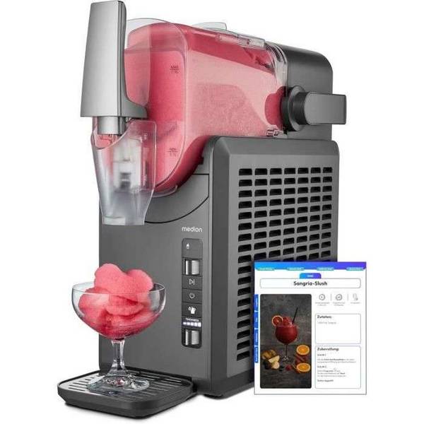 MEDION IJs- en slushdrankmachine - MD12090 - 2,6 liter capaciteit - 5 programma's - 200W