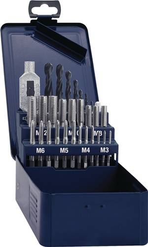 Handdraadtapset DIN 352 M3-M12 HSS 29 delig TECWERK-0